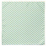 MINTY FISH SHOAL SILK POCKET SQUARE